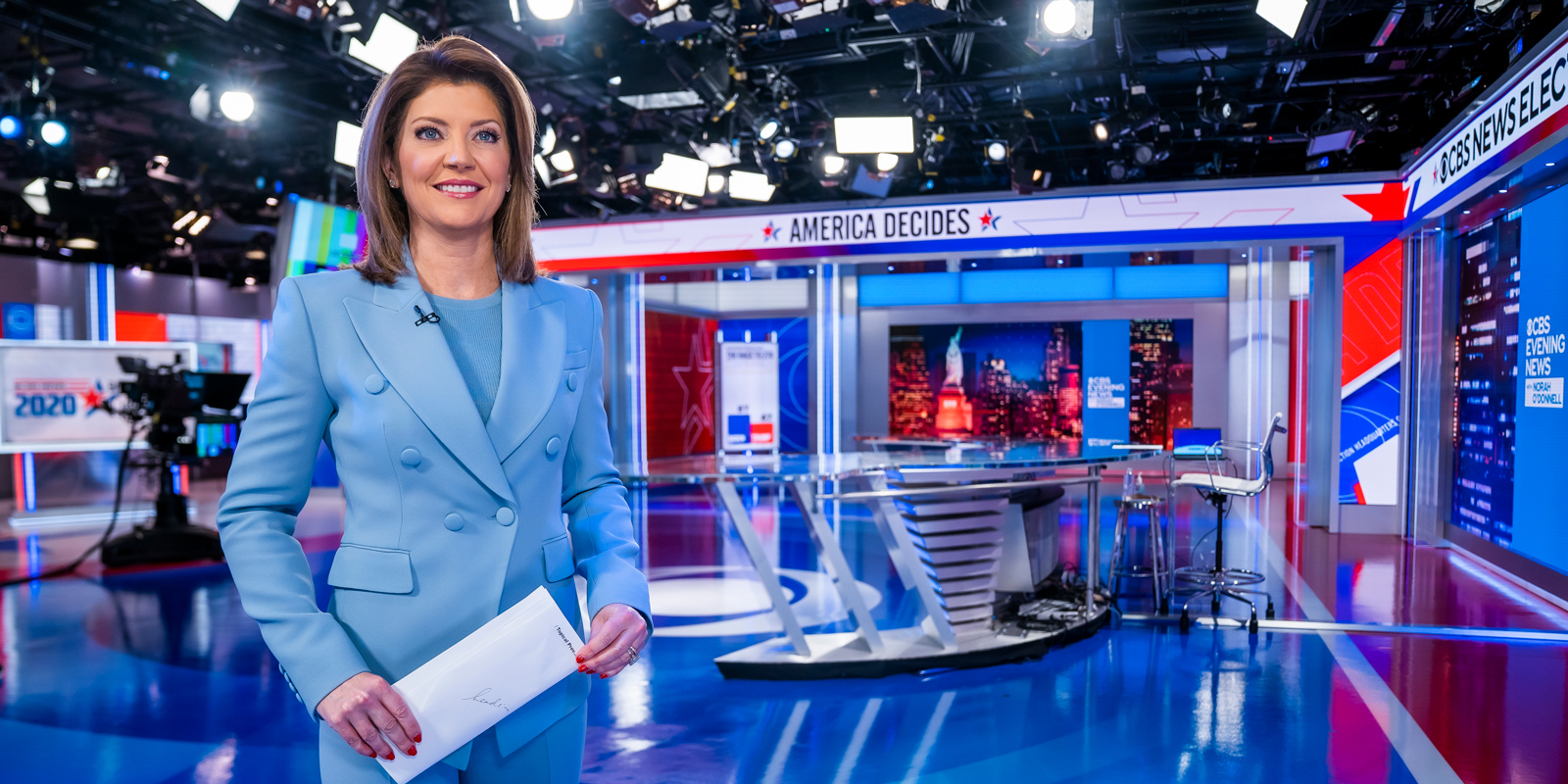CBS News Unveils a New Studio for Election Night