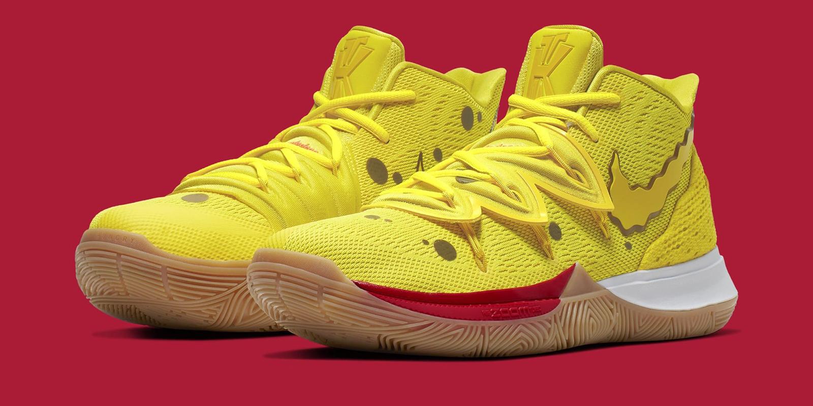 Kyrie irving's cheap spongebob shoes