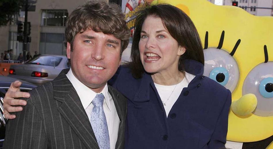 Stephen Hillenburg and Sherry Lansing