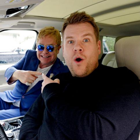 Carpool Karaoke with Elton John and James Corden 