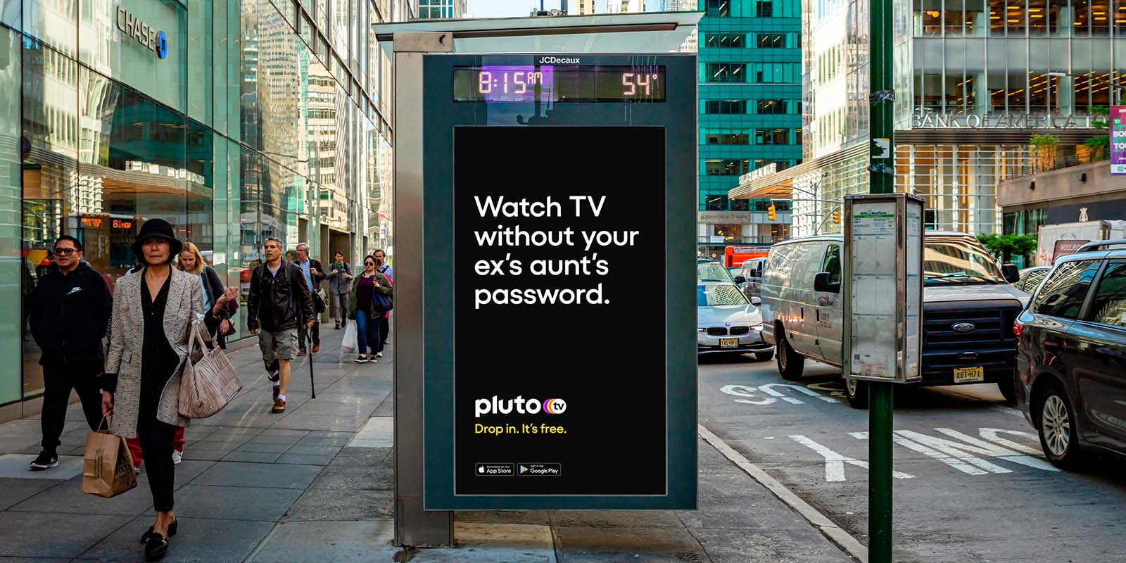 Pluto TV Out Of Home advertisment