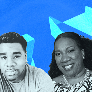 Mervyn Marcano and Tarana Burke