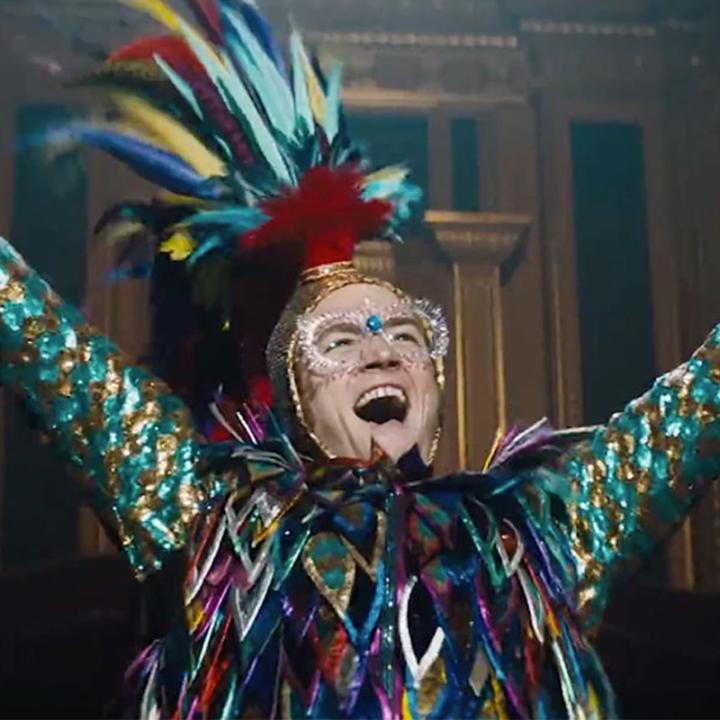 Taron Egerton in Rocketman 