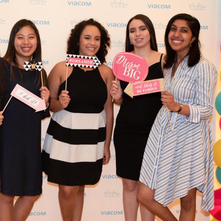Girls Who Code interns 
