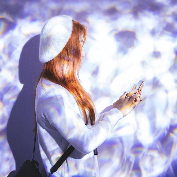 Girl with phone