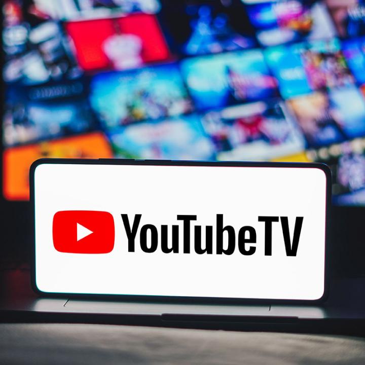 YouTube TV on a mobile device 