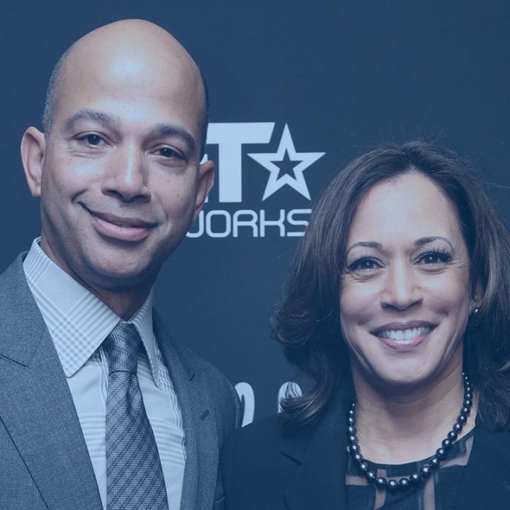 Scott Mills & Kamala Harris