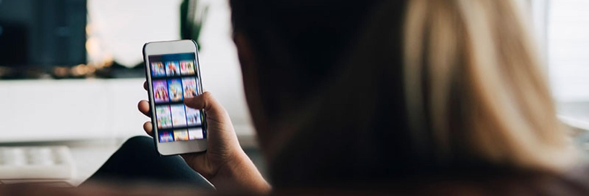 Woman on her phone