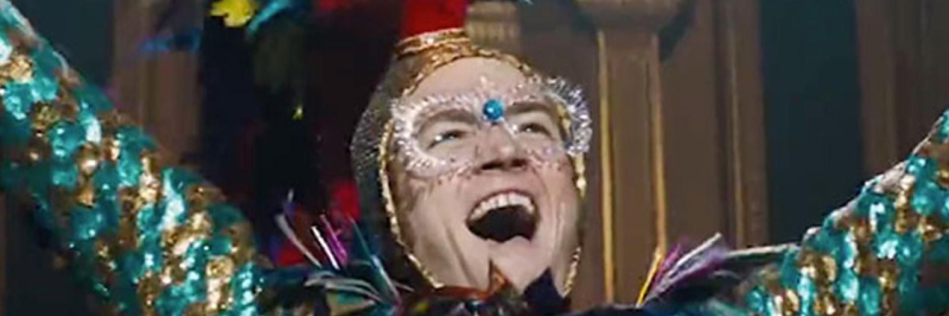Taron Egerton in Rocketman 