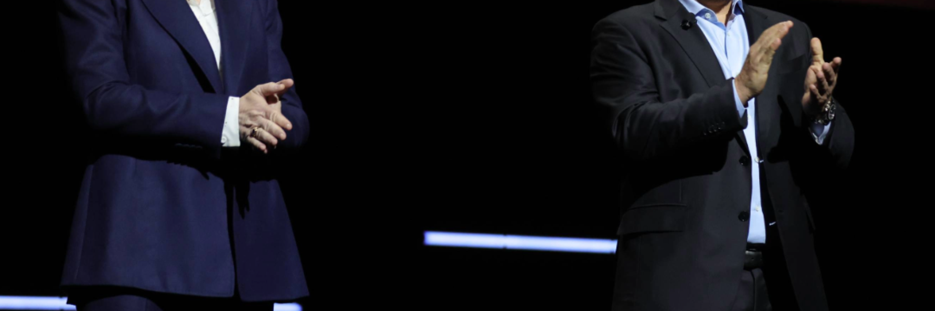 Dana Goldberg and Josh Greenstein at CinemaCon 2026